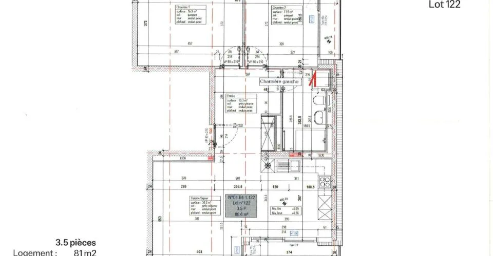 Spacieux appartement de 3.5 pièces au 1er étage – photo 8 sur 8