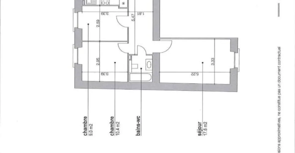 Appartement de 4 pièces traversant à Cornavin – photo 2 of 2