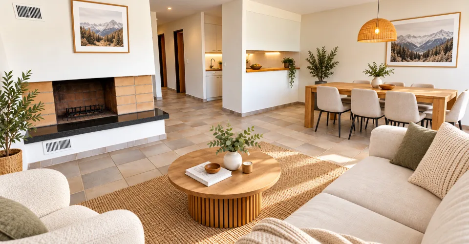 Vercorin - Appartement de vacances 3 pièces, à deux pas des pistes de ski et du centre – photo 3 sur 12