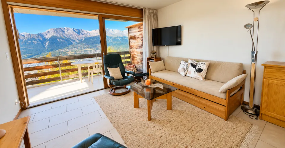 Nax - 2.5 camere in una residenza secondaria con balcone e terrazza – foto 3 di 13