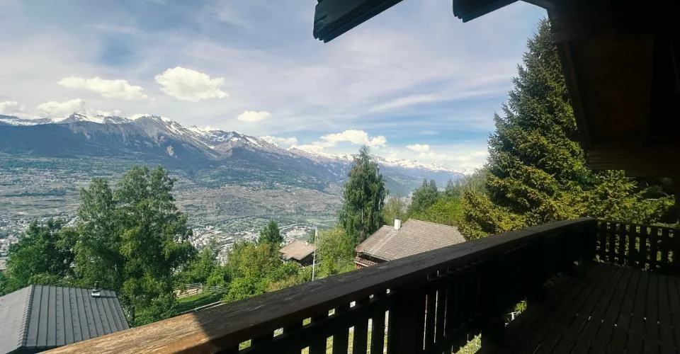 Chalet 4,5 Zimmer auf 790 m² Grundstück, freie Sicht, 15 Minuten von Sion – Foto 12 von 12
