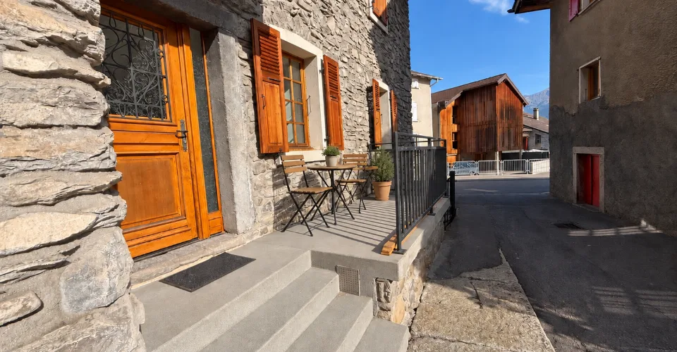 A louer à Muraz : appartement de 68 m2 avec chambre spacieuse et bureau séparé – Foto 6 von 7