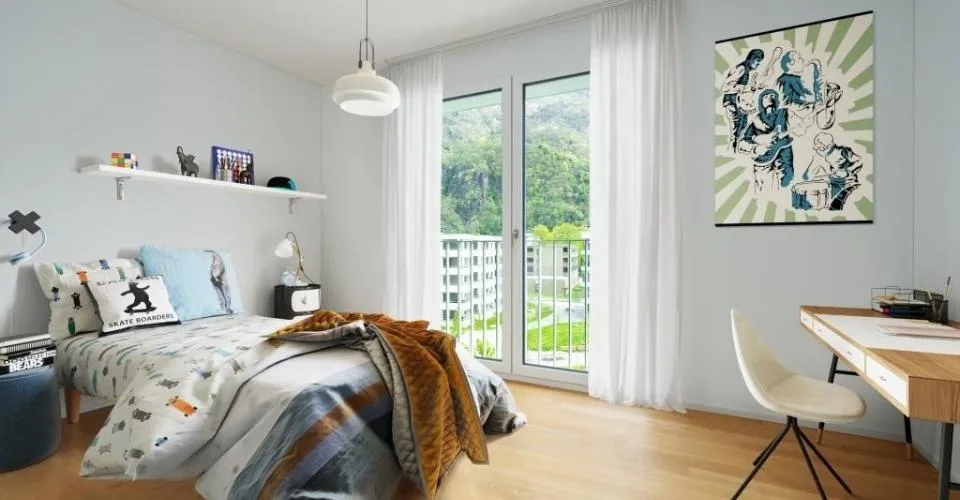 Luminoso e moderno 2.5 locali - Residenza Open Gerretta – photo 3 sur 5
