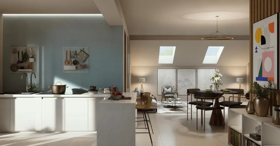 Appartement neuf de 4,5 pièces à Autigny avec balcon et 2 parking (LOT 4) – Foto 6 von 7