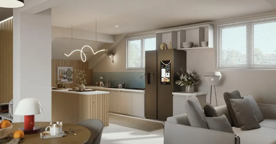 Appartement neuf de 2,5 pièces à Autigny avec balcon et 1 parking (LOT 5) – Foto 2 von 7