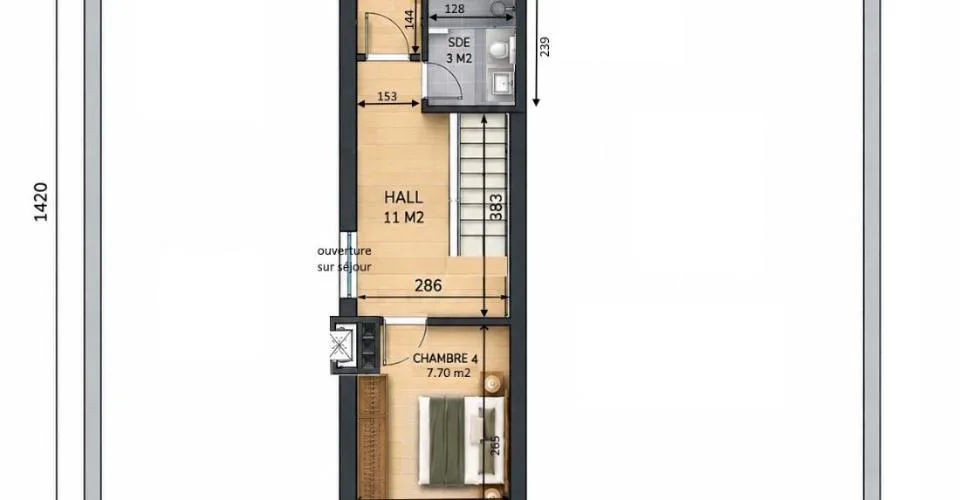 Choëx, duplex de 5.5 pièces dans les combles – foto 12 di 12