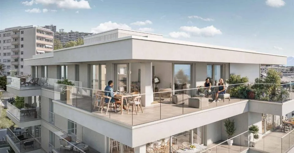 4.5pièces neuf avec suite parentale et grand balcon à Prilly – photo 7 sur 13