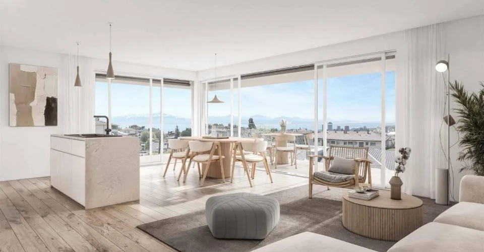 4.5pièces neuf avec suite parentale et grand balcon à Prilly – photo 9 sur 13