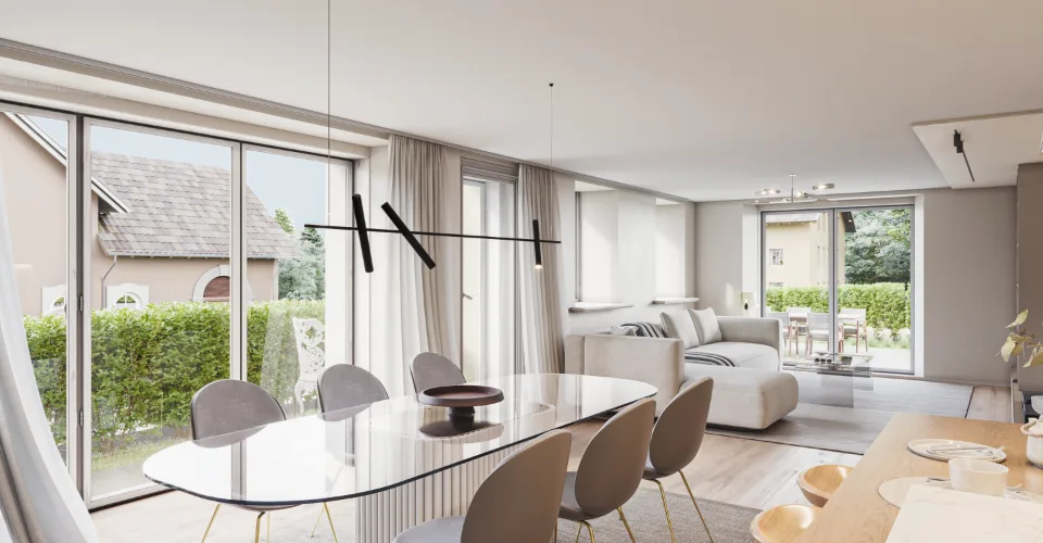 4.5 Zimmer Wohnung in Echandens-Denges – foto 2 di 13