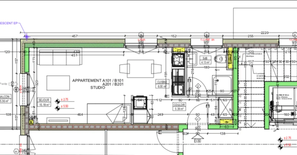 1.5 Zimmer Wohnung in Saxon – Foto 7 von 9