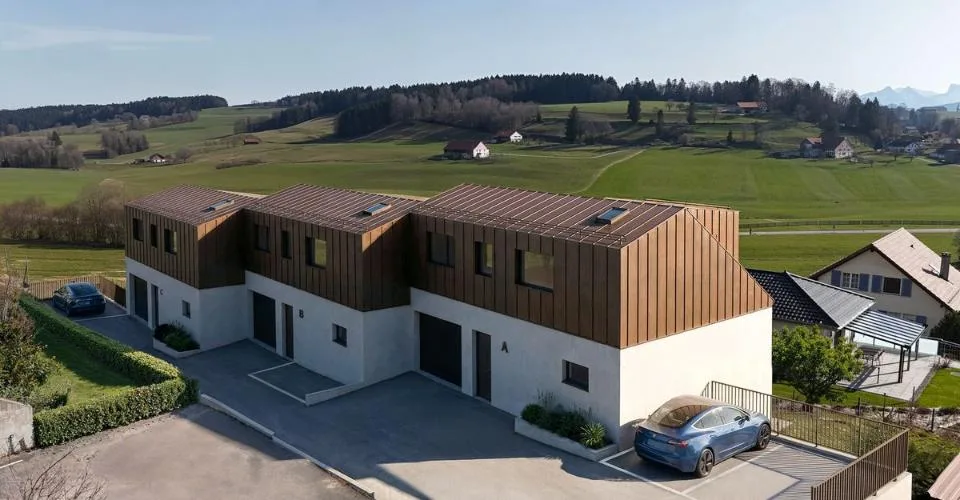 Bella casa a schiera da costruire (villa A) – foto 5 di 8
