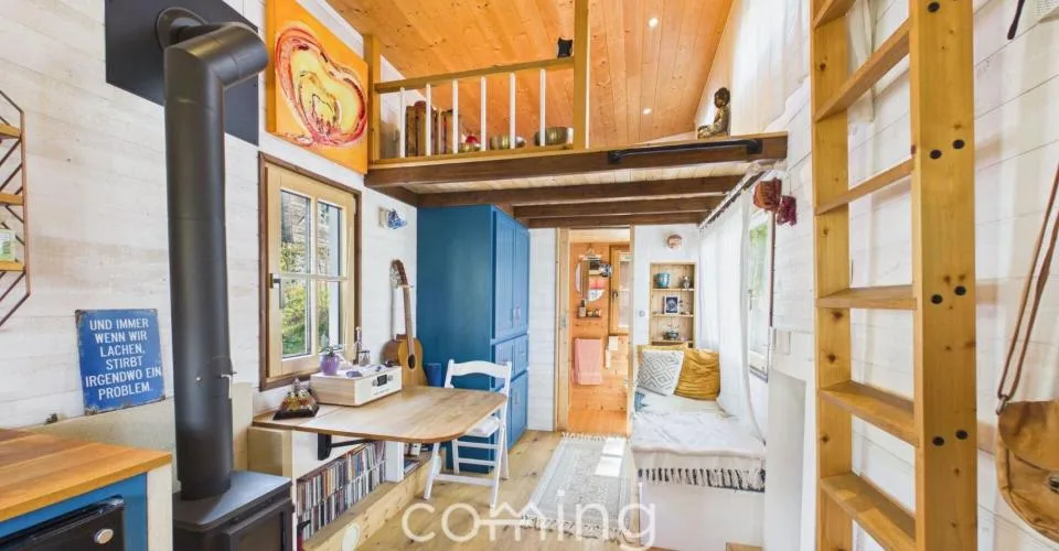 ÖKO-Tiny House in Bürchen mit Grundstück W3 und Bergsicht – Foto 8 von 13
