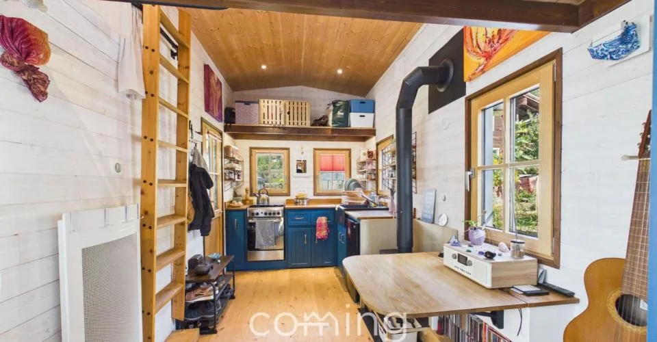 ÖKO-Tiny House in Bürchen mit Grundstück W3 und Bergsicht – Foto 11 von 13