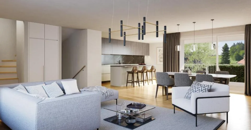 Élégante villa contemporaine 5.5 pièces à Corminboeuf - Lot 6 – photo 3 sur 13