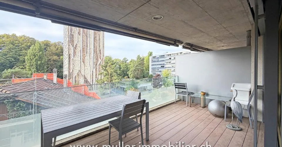 Bel appartement 3.5 pièces, 2e étage avec balcon-terrasse à Morges – Foto 9 von 12