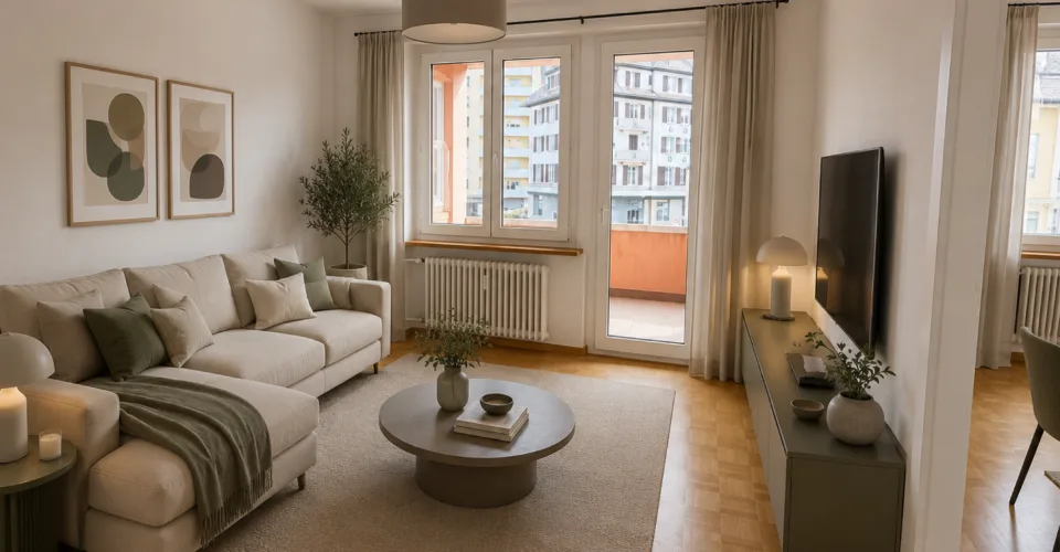 Bello appartamento di 3 locali a Tavannes al 1° piano con balcone – foto 3 di 12