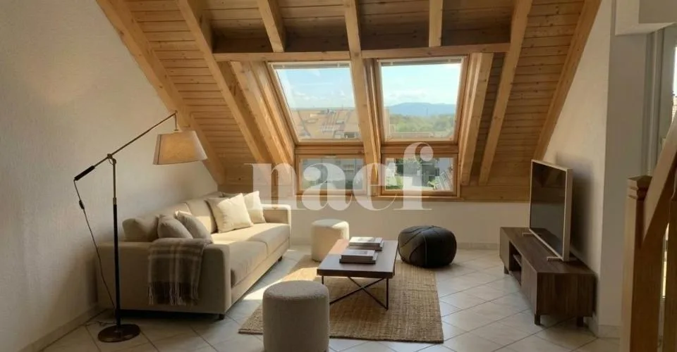 Charmant duplex de 5.5 pièces au 4ème étage avec balcon – Foto 3 von 9