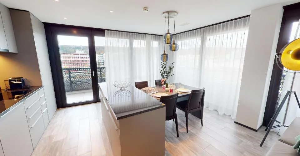 Appartement 1 chambre entièrement meublé près de Zurich, bénéficiant d'excellentes liaisons de transport. – photo 4 sur 28