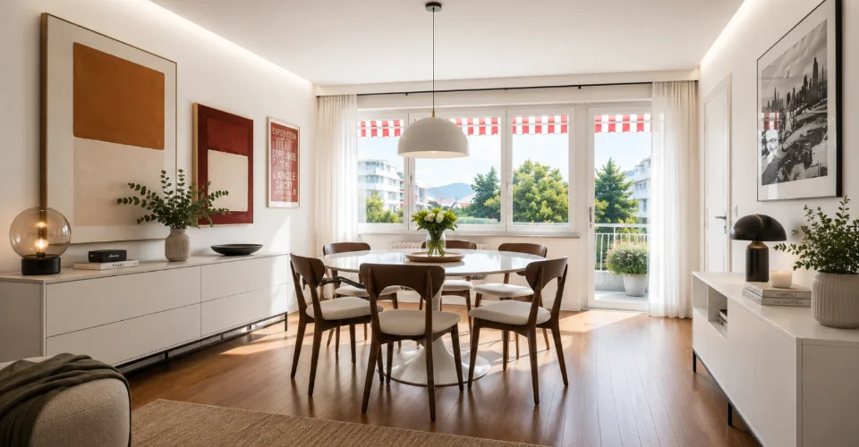 Champel | Élégant 5 pièces avec vues dégagées et balcons – Foto 7 von 12