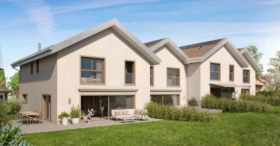 NEW PROJECT OF 6 FAMILY VILLAS IN THIERRENS WITH GARDENS! – photo 2 of 14