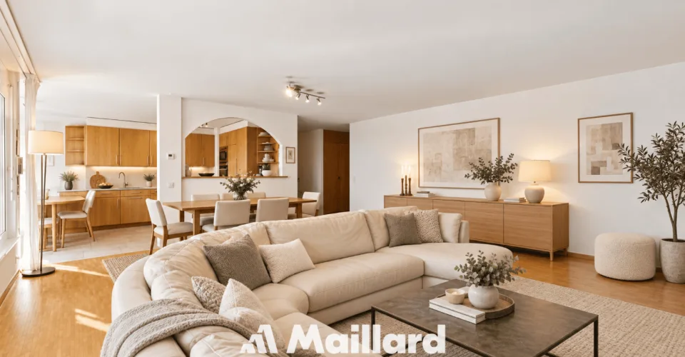 Spacieux et lumineux appartement de 5.5 pièces idéalement situé avec belles échappées sur le lac – photo 3 sur 13