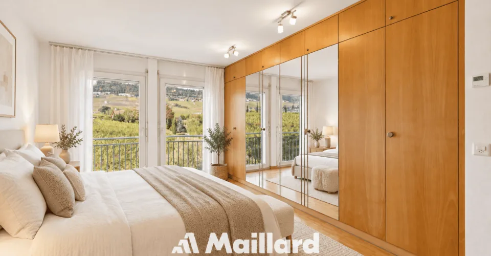 Spacieux et lumineux appartement de 5.5 pièces idéalement situé avec belles échappées sur le lac – photo 11 sur 13