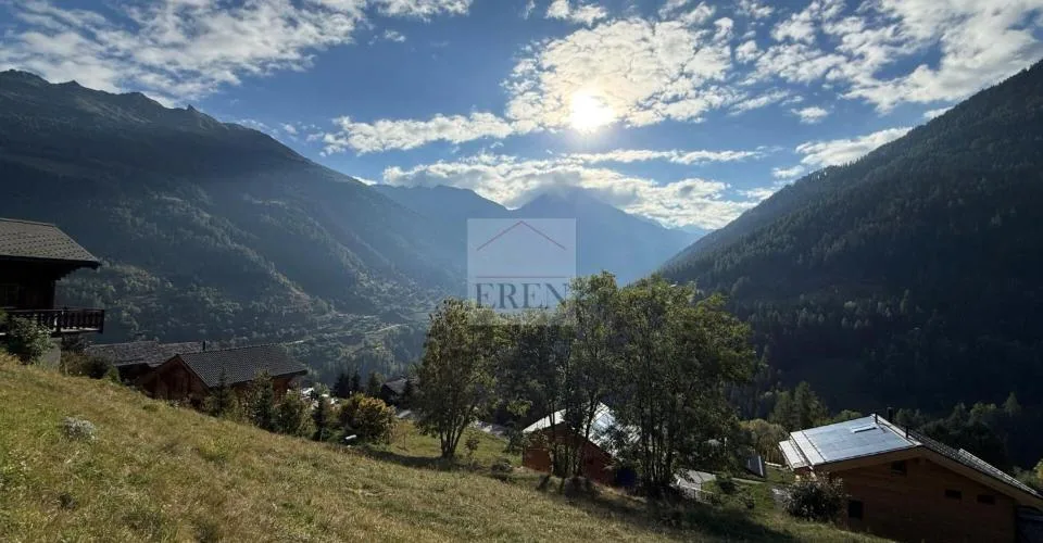 Superbe terrain à bâtir avec vue sur les montagnes et soleil à Grimentz – Foto 2 von 7
