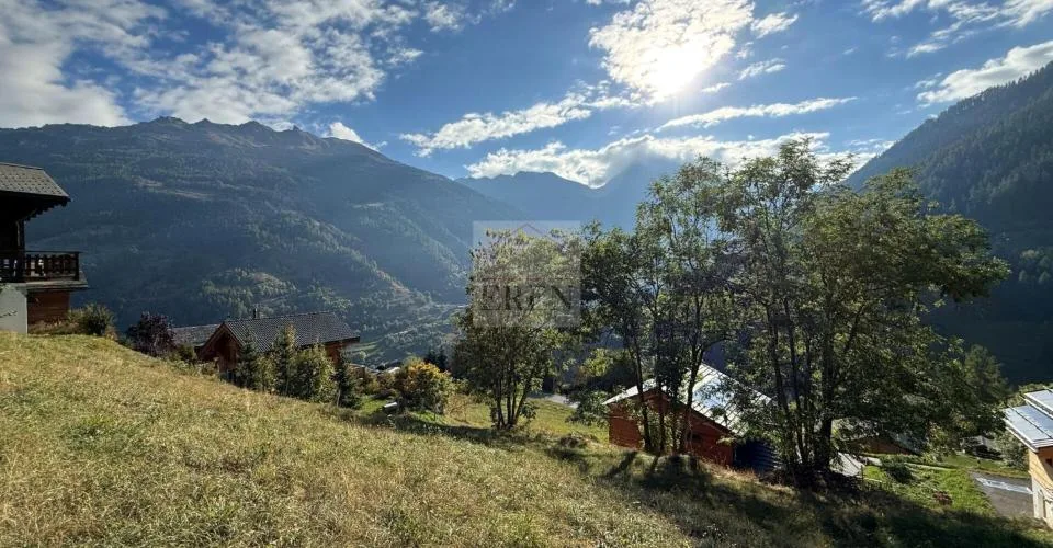 Superbe terrain à bâtir avec vue sur les montagnes et soleil à Grimentz – Foto 5 von 7