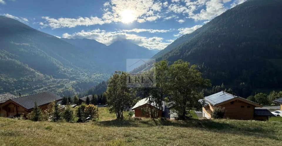 Superbe terrain à bâtir avec vue sur les montagnes et soleil à Grimentz – Foto 3 von 7