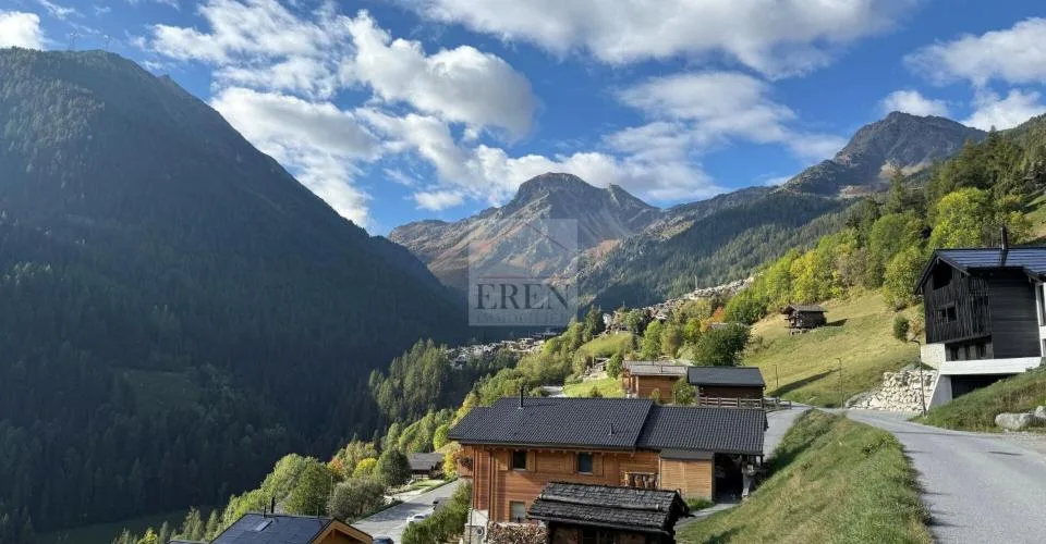 Superbe terrain à bâtir avec vue sur les montagnes et soleil à Grimentz – Foto 7 von 7
