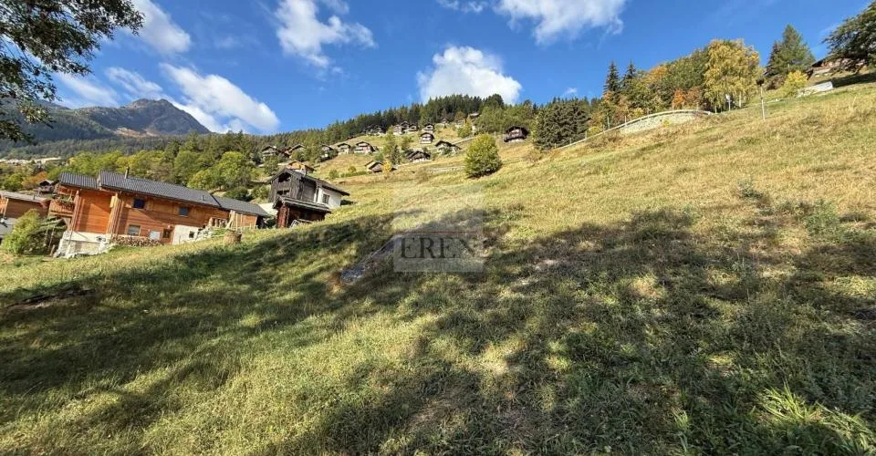 Superbe terrain à bâtir avec vue sur les montagnes et soleil à Grimentz – Foto 6 von 7