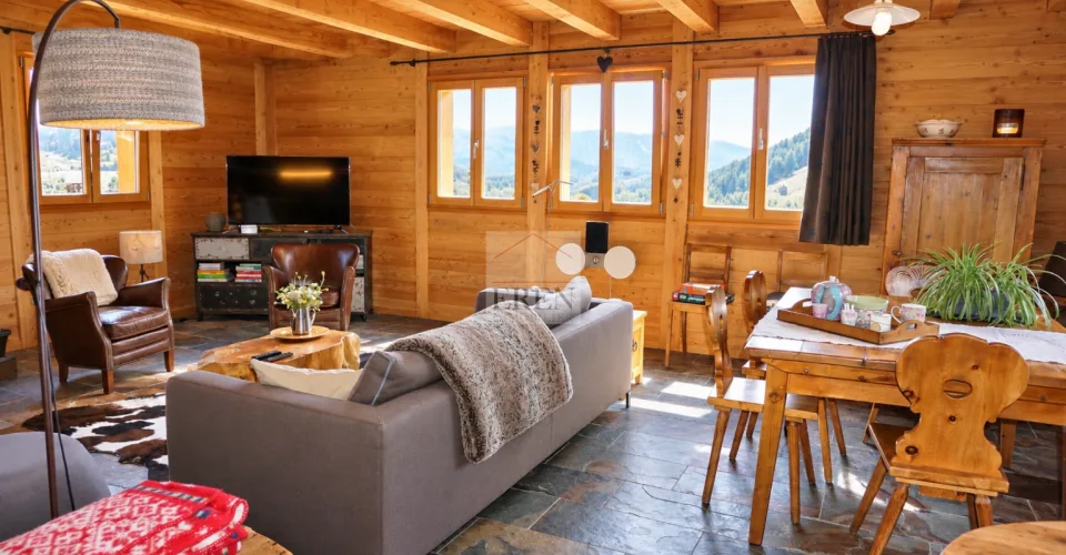 Magnifique chalet à Grimentz - Panorama alpin, soleil, spa & sauna – Foto 5 von 13