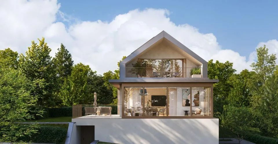 NEUES PROJEKT | MODERNE SEMI-DETACHED VILLA IN PREGNY-CHAMBÉSY | Villa B – Foto 4 von 13