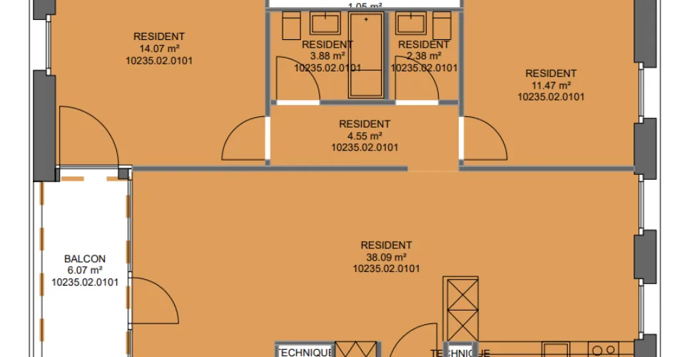 Bel appartement de 3.5 pièces au 1er étage - Marais 3 à Renens – Foto 9 von 9
