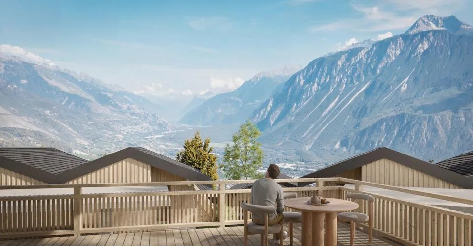 Promotion immobilière en résidence principale : Chalet 3.5 pièces avec vue panoramique – Foto 3 von 6