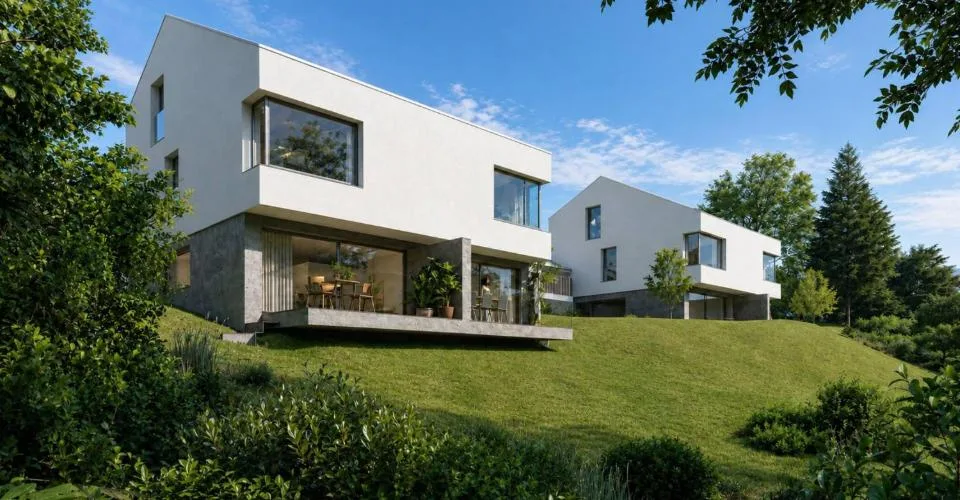 NEUF : Villa contemporaine dans un écrin de verdure – photo 8 sur 20
