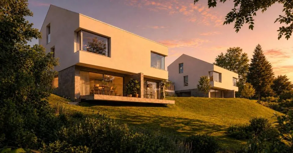 NEUF : Villa contemporaine dans un écrin de verdure – photo 12 sur 20
