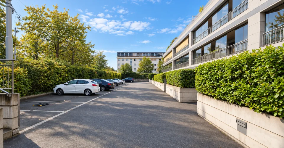 Appartement traversant d’exception de 151m² avec 2 jardins de 87², véranda vitrée de 25m² et double box de 31m² – Foto 20 von 20