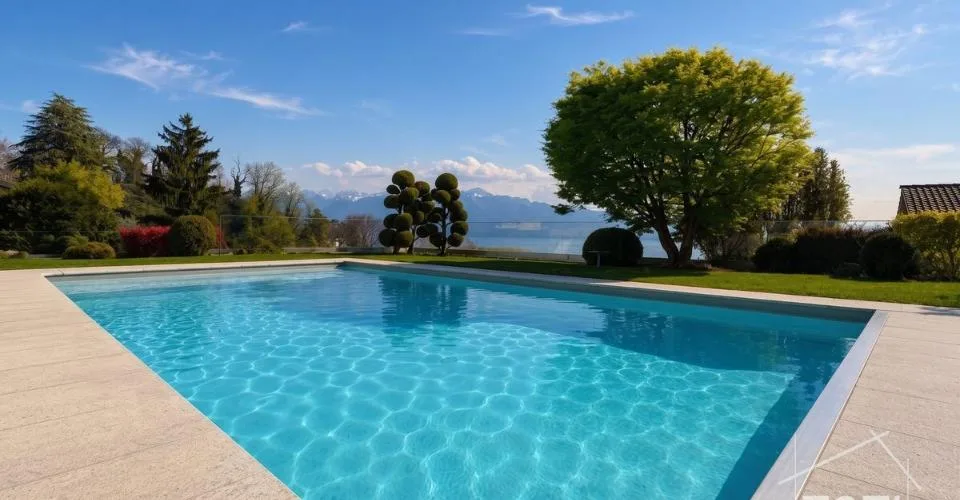 Duplex 5,5 p. de 231 m² - jardin 1'100 m², piscine privée et vue lac - Lutry – foto 4 di 13