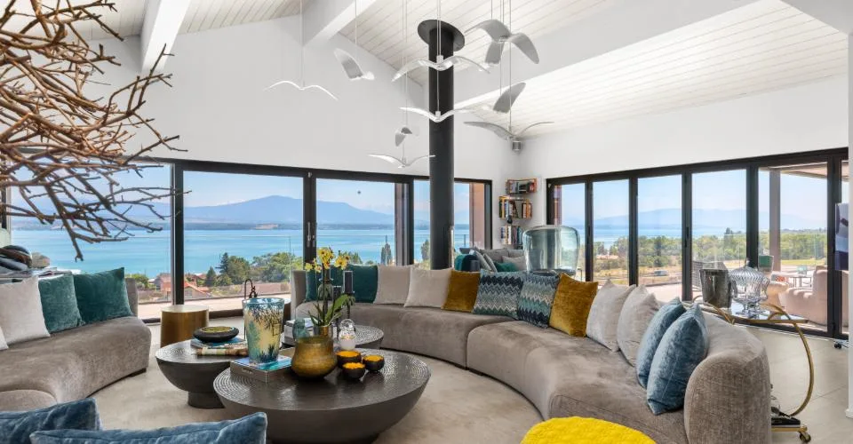 Villa d'exception avec vue spectaculaire sur le Léman – Foto 5 von 11