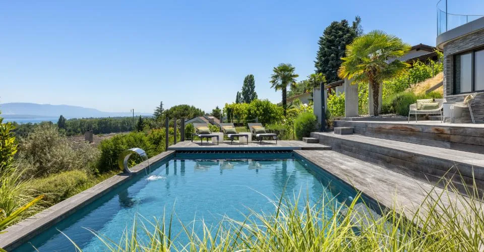 Villa d'exception avec vue spectaculaire sur le Léman – Foto 8 von 11