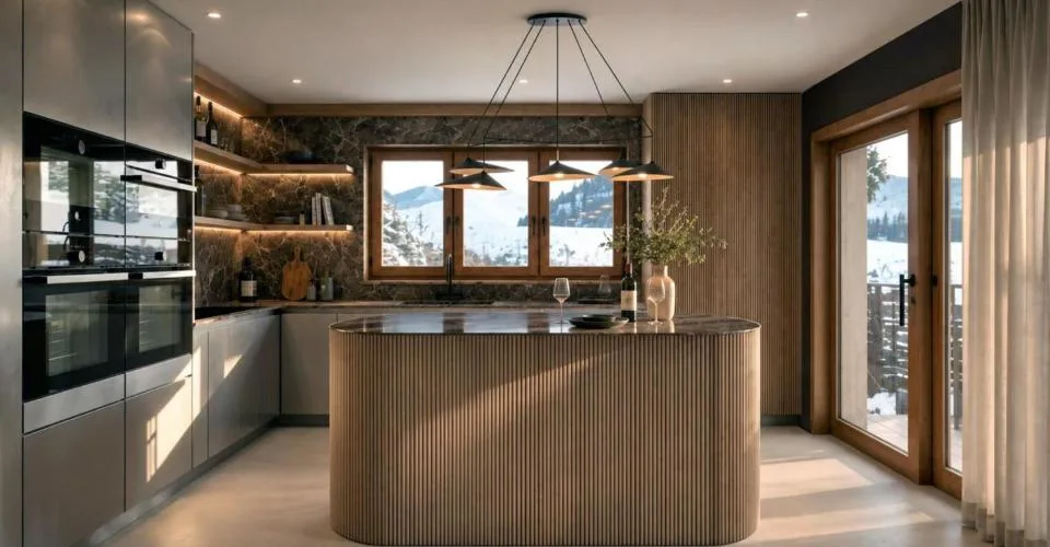 Exclusivité. Crans, en cours de construction : chalet de luxe avec piscine intérieure – Foto 5 von 12