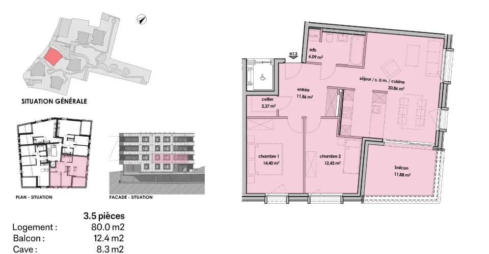 ***RÉSERVÉ*** Appartement de 3.5 pièces au 1er étage – foto 6 di 6