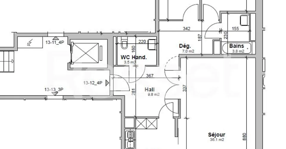 Appartement de 4 pièces au 1er étage – Foto 2 von 2