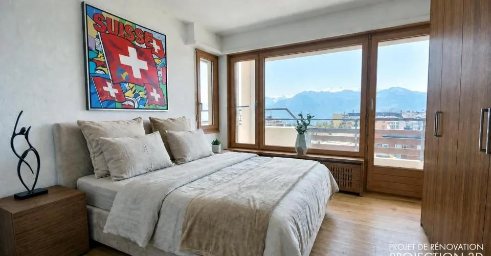 Exclusivité. Crans-Montana. 4.5 pièces attique duplex au coeur de Crans – Foto 10 von 13