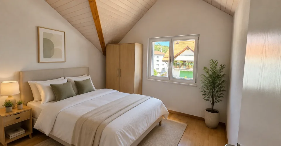 Appartement de 4,5 pièces avec mezzanine et deux places de parc - Le Sentier – photo 5 of 8