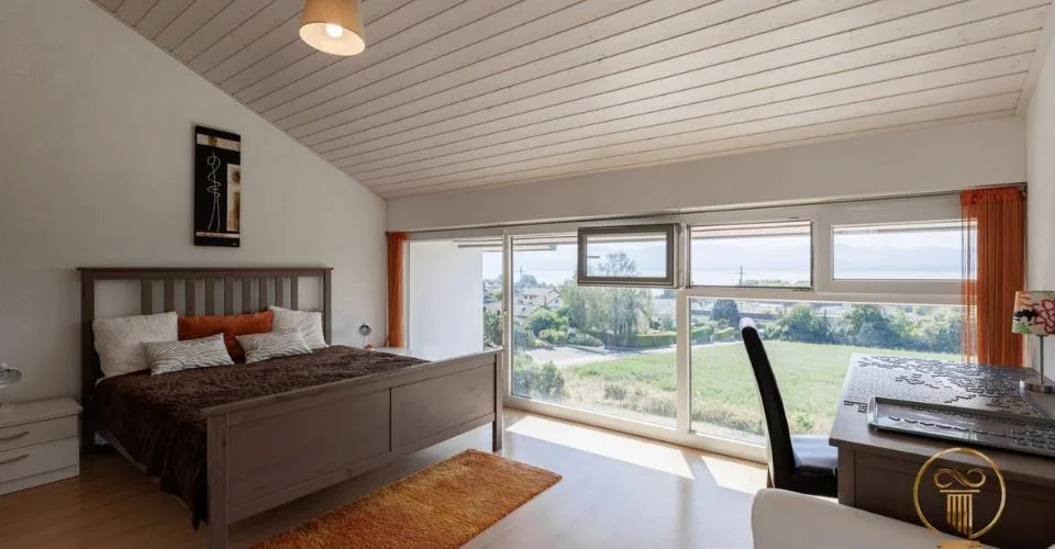 MONT-SUR-ROLLE - PORTES OUVERTES - Maison contiguë avec vue sur le lac – Foto 8 von 12