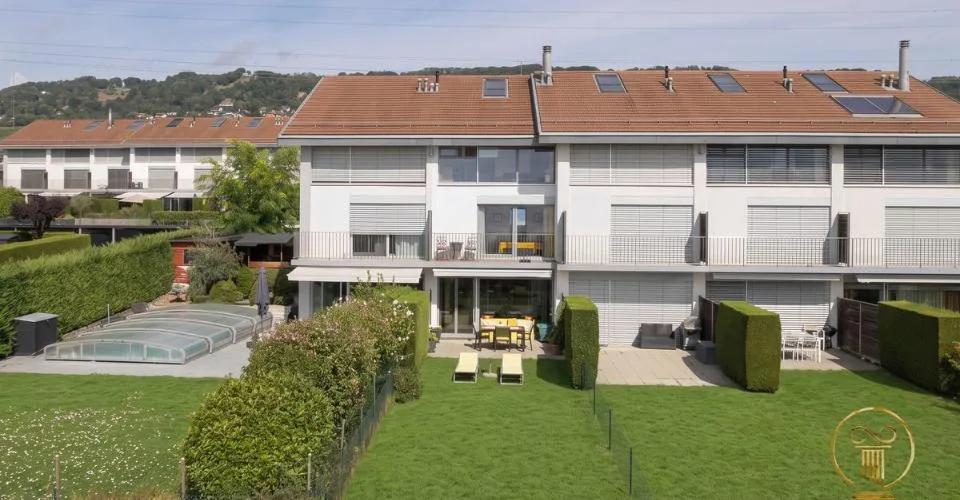 MONT-SUR-ROLLE - PORTES OUVERTES - Maison contiguë avec vue sur le lac – Foto 11 von 12
