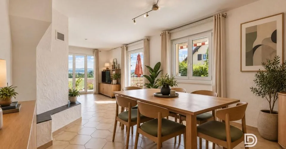 Charmante villa familiale avec vue lac à Grandson – foto 3 di 13