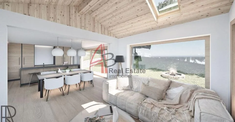 Villa contemporaine de 5,5 pièces - 4 chambres, cave extérieure, forêt privée et vue panoramique - Chemin-Dessus – photo 4 sur 13